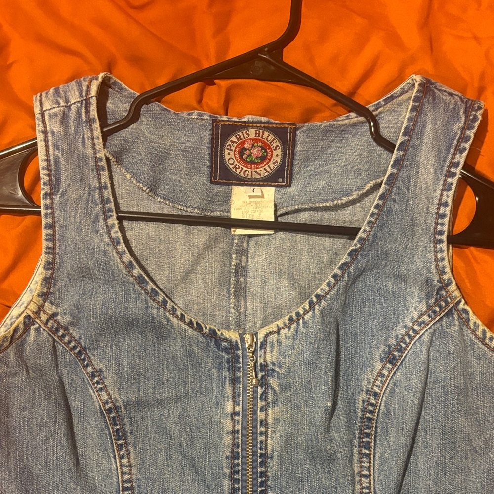 Paris Blues Light Blue Denim Vest